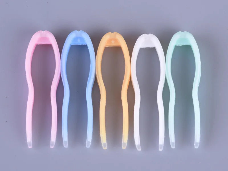 Contact Lens Applicator and Remover Tool Kit with Soft-Tip Tweezers