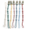 Silicone Pacifier Clip with Anti-Loss Chain