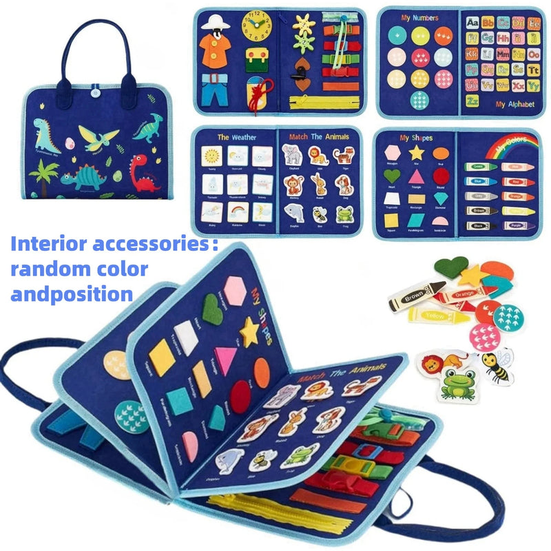 Montessori Transportation Busy Board for Toddlers