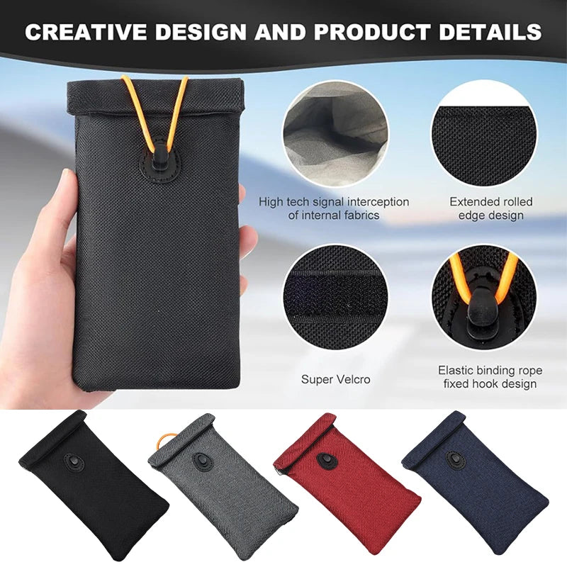 Faraday Signal Blocking Pouch for Car Keys & Smartphones