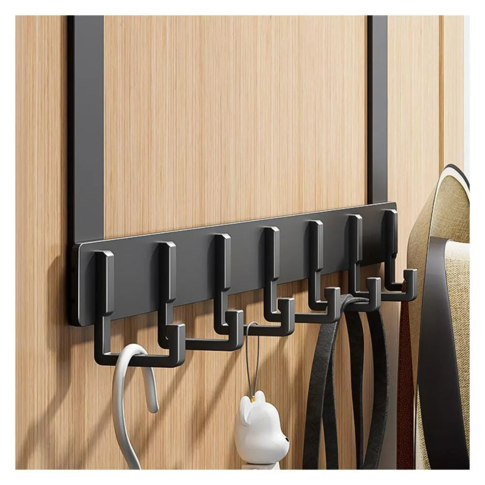 Over-the-Door 6-Hook Organizer Rack