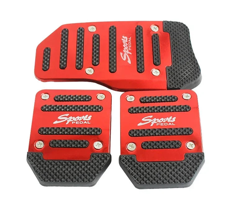 Aluminum Alloy Anti-Slip Pedal Set for Manual Transmission Vehicles