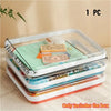 Large Clear Hard Shell Storage Box with Zipper Closure