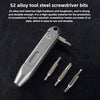 Titanium Alloy Mini Screwdriver with Magnetic Double-Ended Bits
