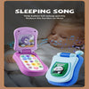 Kids' Cartoon Flip Phone Toy with Music and Learning Games