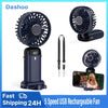 Portable 3-in-1 Foldable USB Fan with Phone Stand
