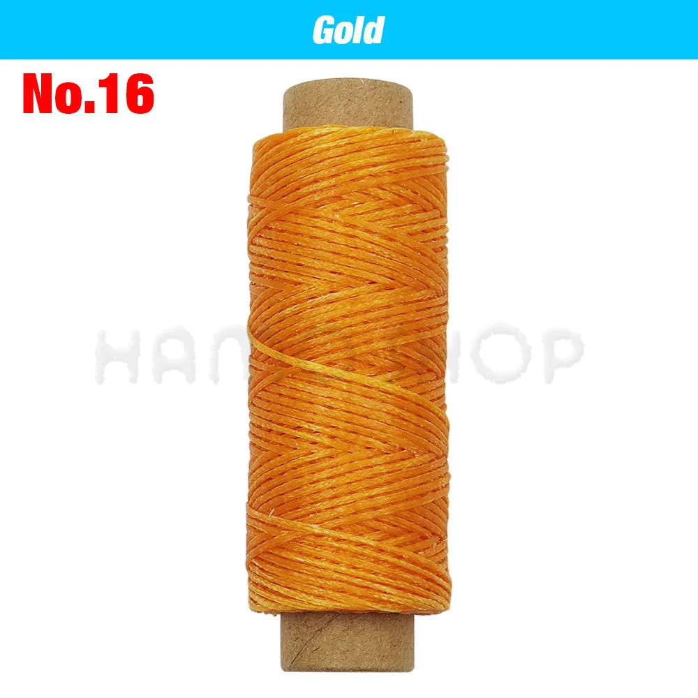 Flat Waxed Polyester Thread for Leathercraft and Sewing