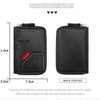 Vintage Slim RFID-Blocking Wallet with Zipper Closure