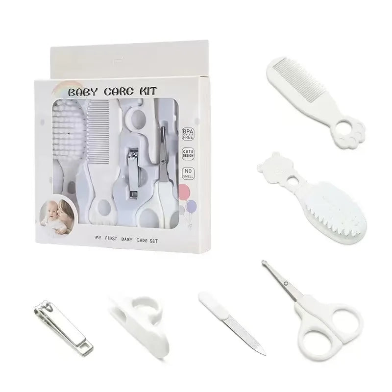 Baby Grooming Kit - 5-in-1 Safe Nail Care and Hair Grooming Set
