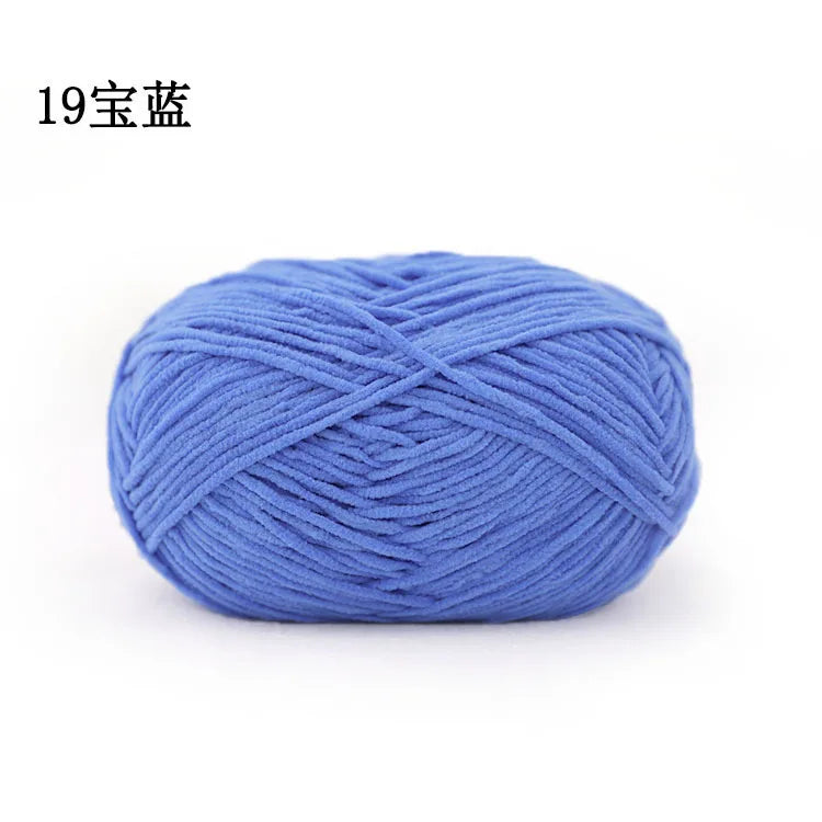 Matte Chenille Yarn for Crochet and Knitting