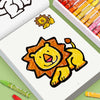 Kids' Coloring Book: Animals, Fruits & Transportation