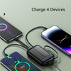 50.000mAh Solar-Powerbank mit integrierten Kabeln