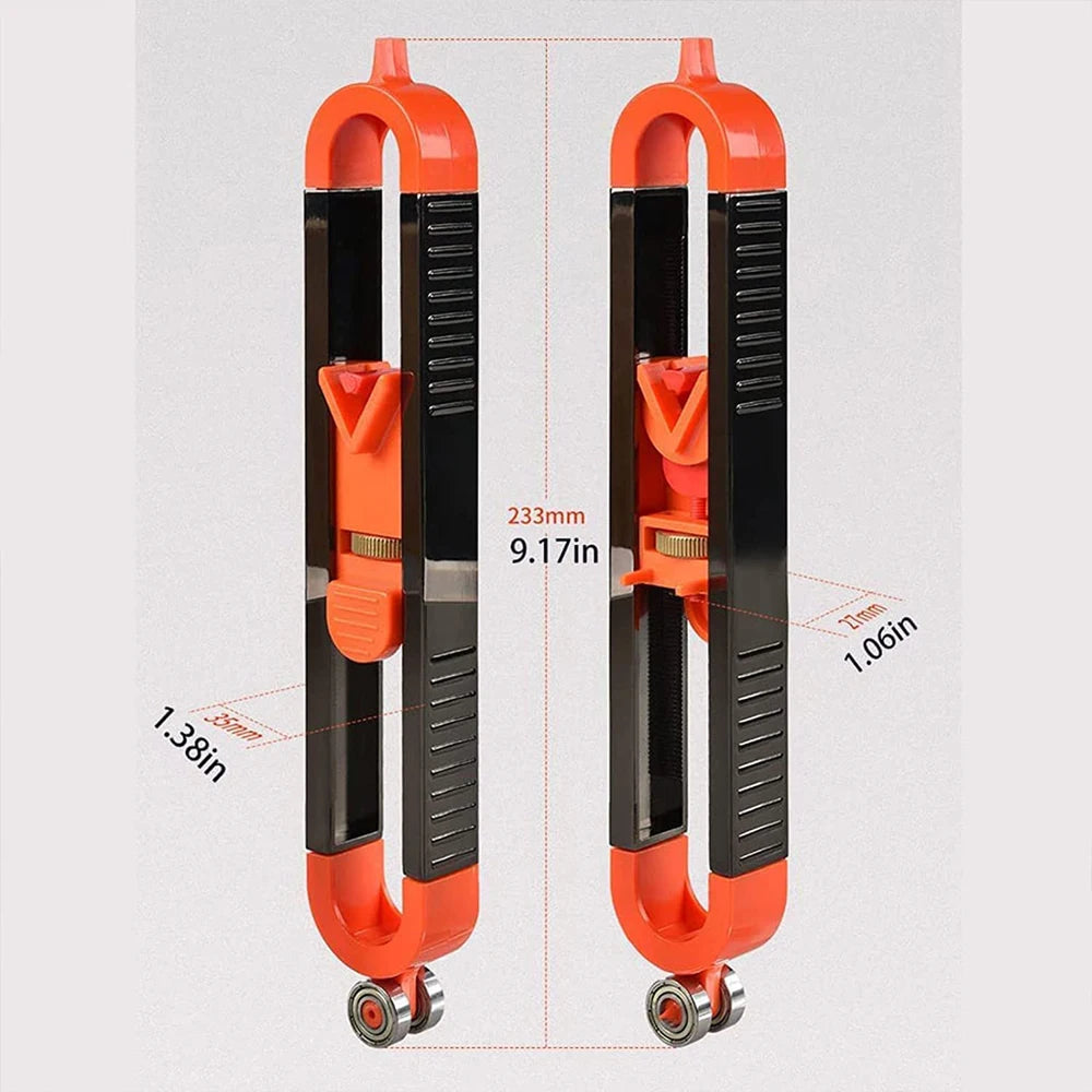 Locking Contour Gauge for Precise Profile Duplication
