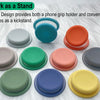 Magnetic Phone Grip and Stand with Silicone Cover