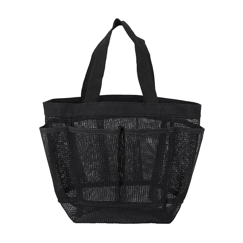 Waterproof Mesh Beach Tote with 8 Pockets