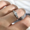 Classic Silver Cubic Zirconia Wedding Ring