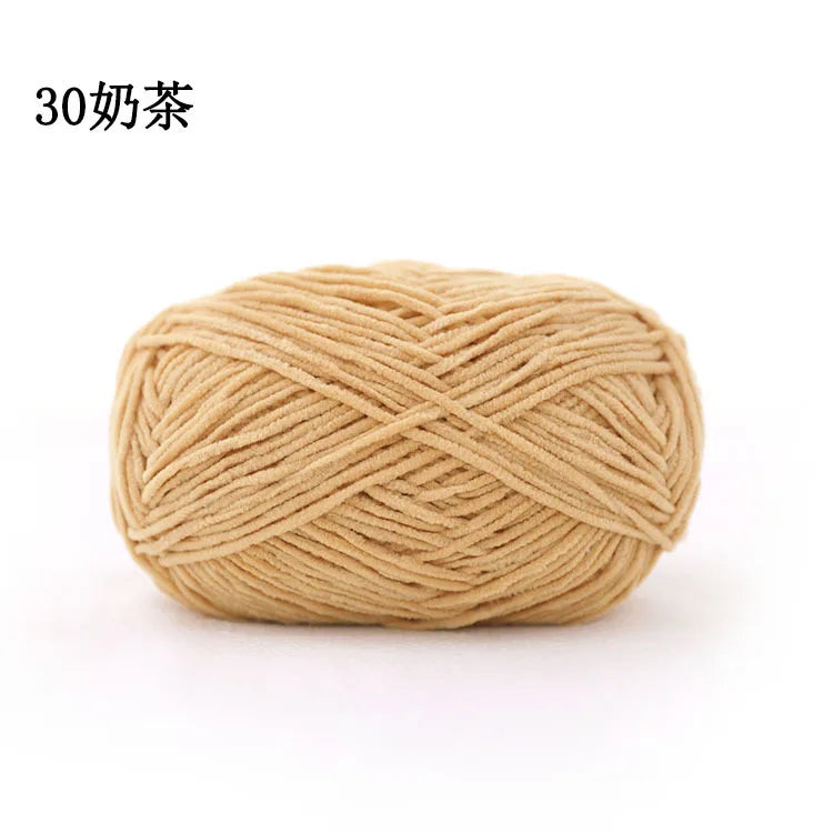 Matte Chenille Yarn for Crochet and Knitting