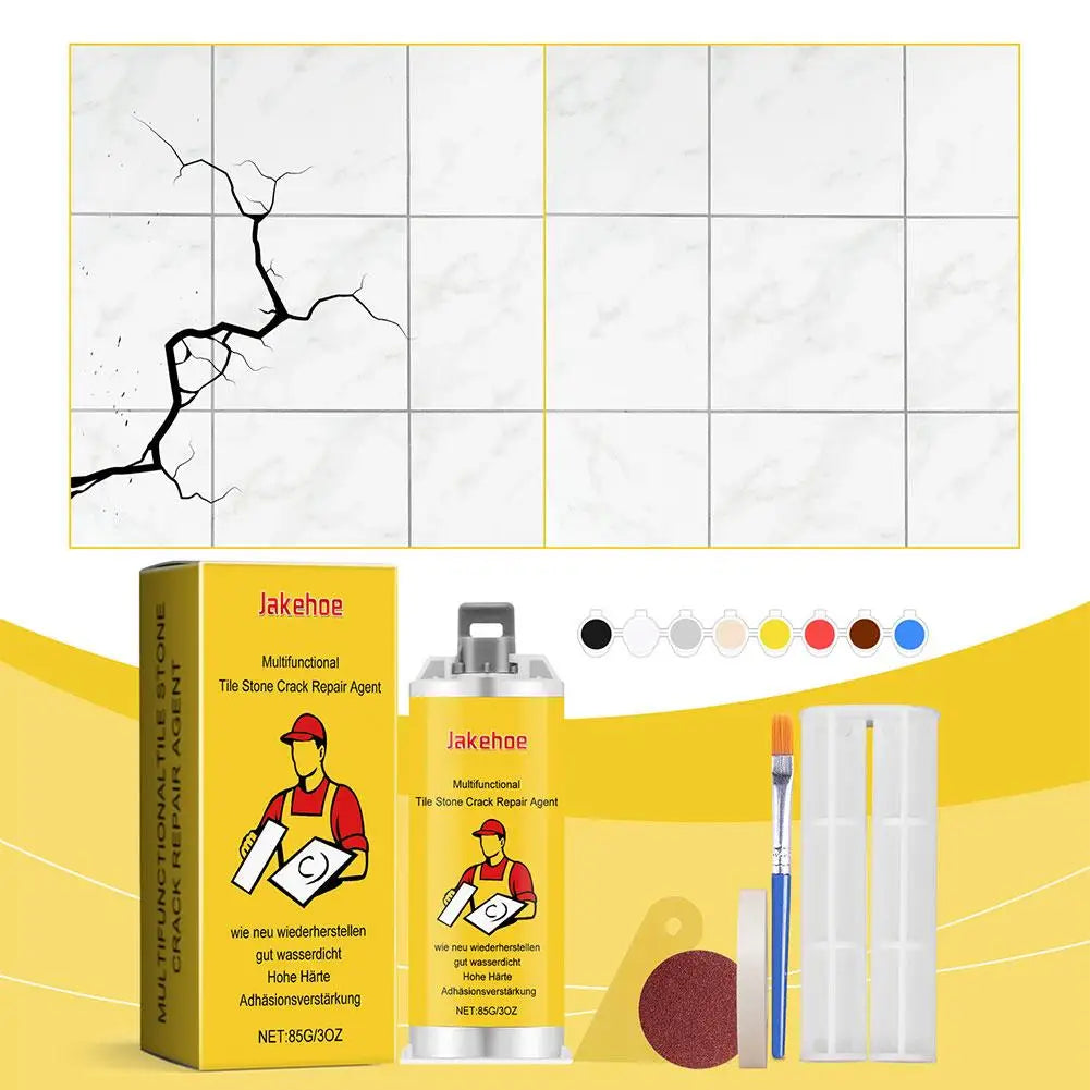 Tile & Stone Crack Repair Kit with Color Matching