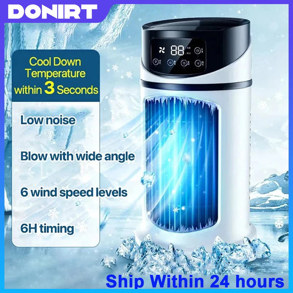 Portable USB Desktop Air Cooler & Humidifier