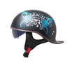 Vintage Retro Half Motorcycle Helmet – Unisex ABS Scooter Helmet