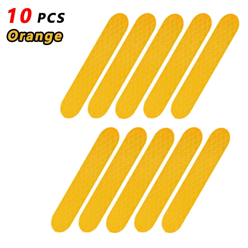 High-Visibility Reflective Safety Stickers (Multi-Color)