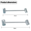 Dual-Head Door Hinge Alignment and Repair Wrench