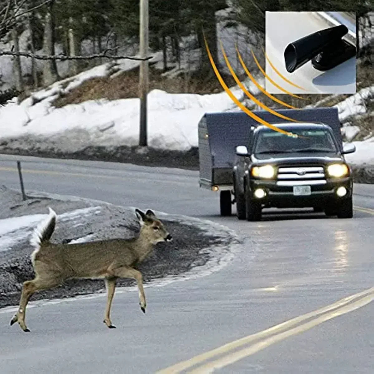 Ultrasonic Car Deer Whistle for Road Safety