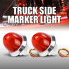 Compact LED Watermelon Side Marker Light with Flashing Turn Signal