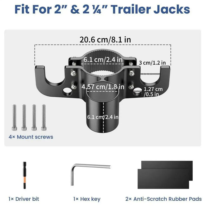 Heavy-Duty Aluminum Trailer Chain & Plug Organizer