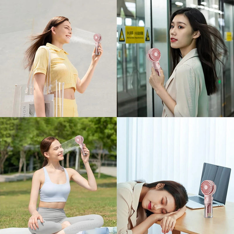Portable USB Rechargeable Mist Fan