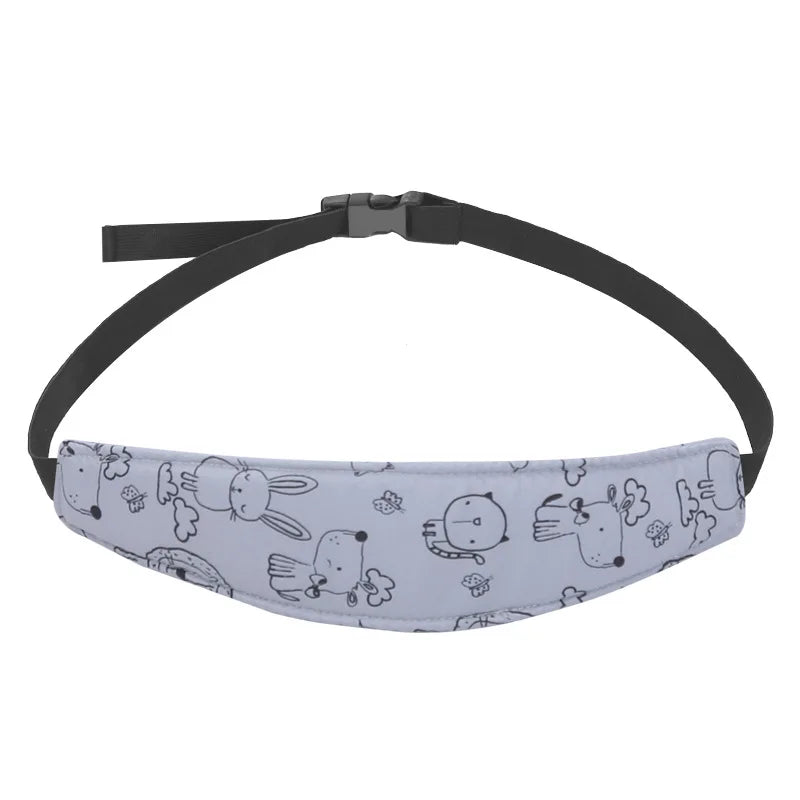 Baby Car Seat Head Support Pillow with Adjustable Strap