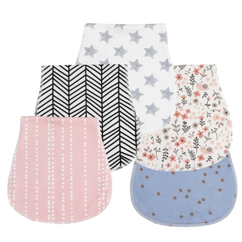Soft Cotton Burp Cloths for Newborns (2-Pack)