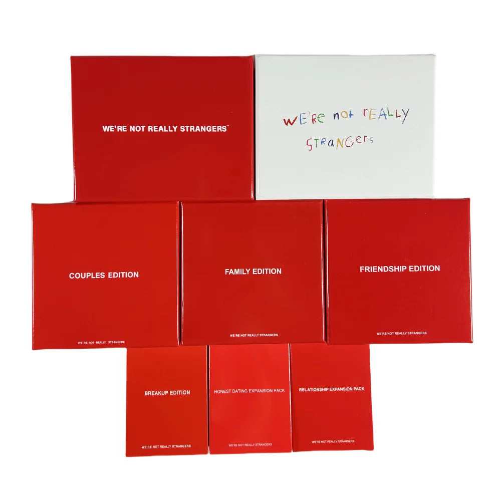 We're Not Really Strangers: Conversation Starter Card Game for Friends, Couples & Family