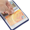 Compact Leather Card Holder Wallet with 24 Slots