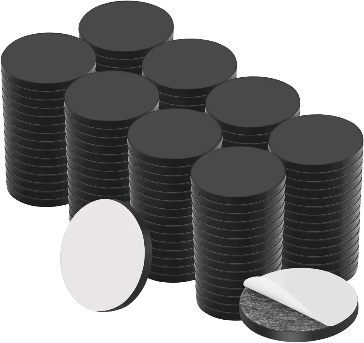 Self-Adhesive Round Magnet Dots for Crafts, Organization & Display