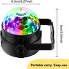RGB Rotating Disco Ball Light