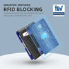 Slim RFID-Blocking Carbon Fiber Leather Wallet