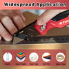 Folding Utility Knife with Built-In Blade Storage and Gut Hook