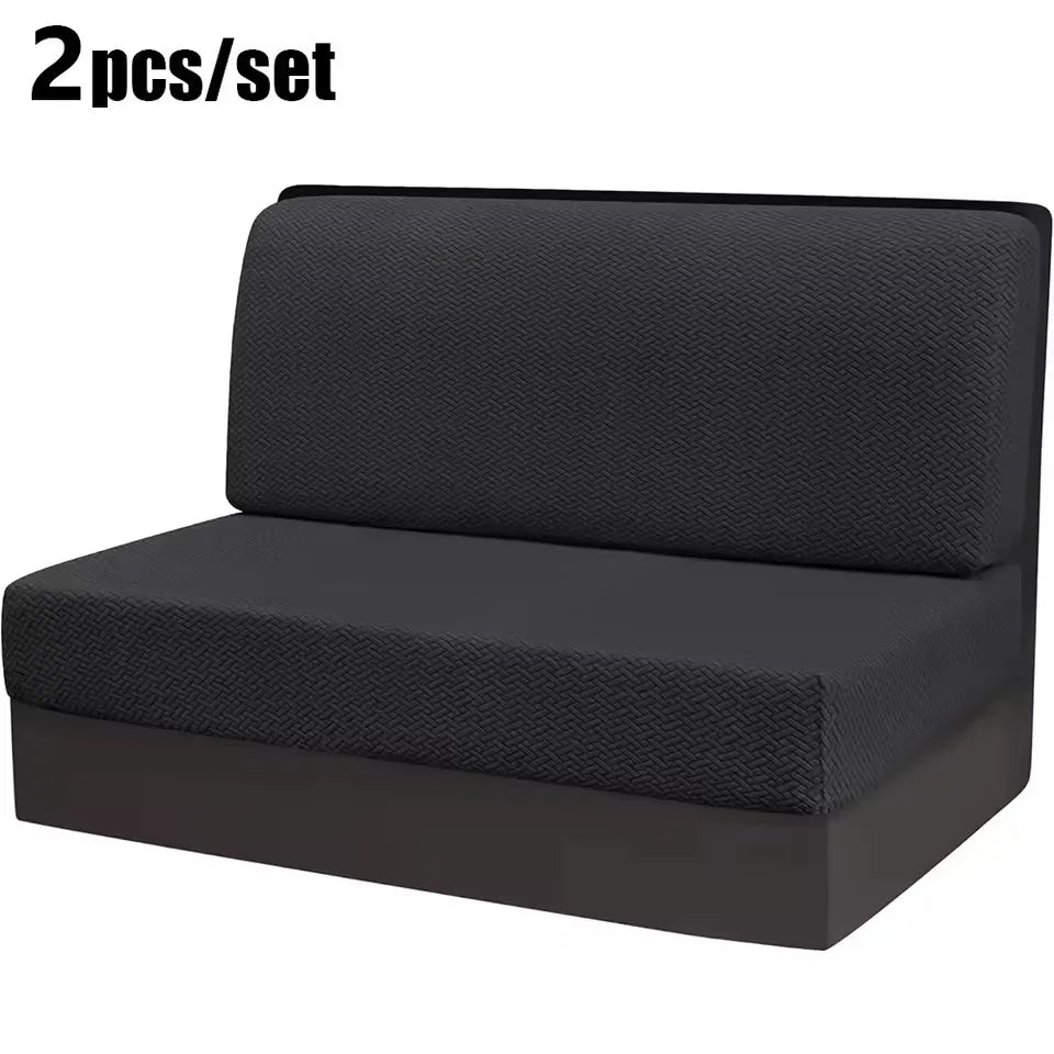 Stretch Jacquard RV Dinette Cushion Covers (2-Piece Set)
