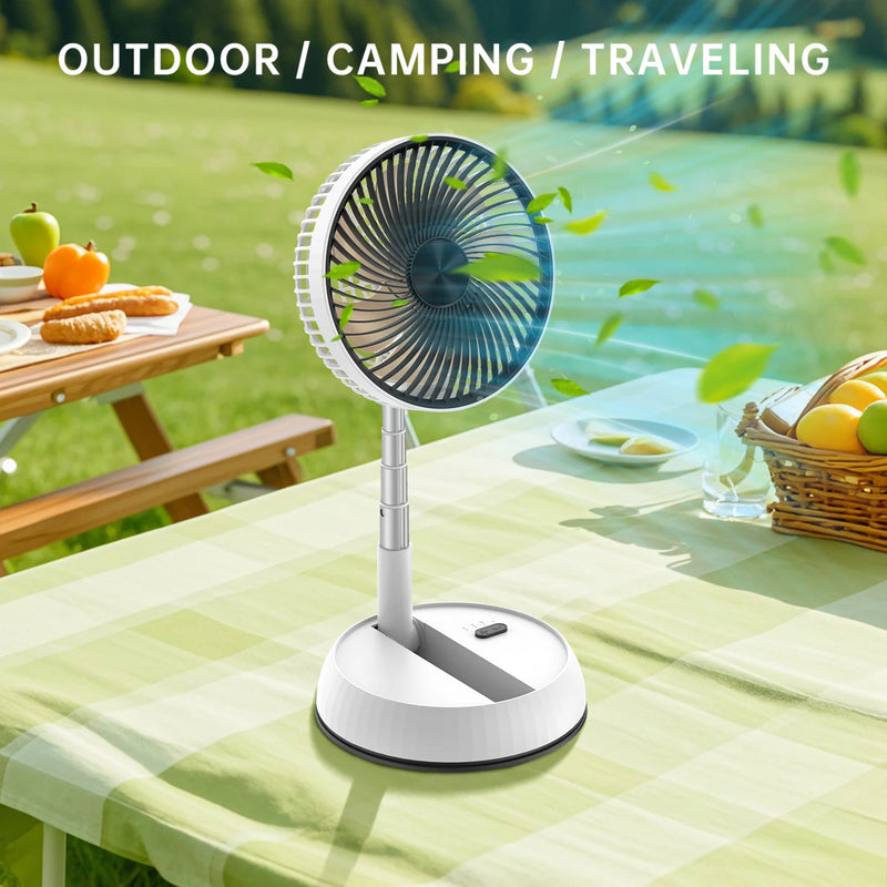 Ventilateur sur pied oscillant portable avec télécommande