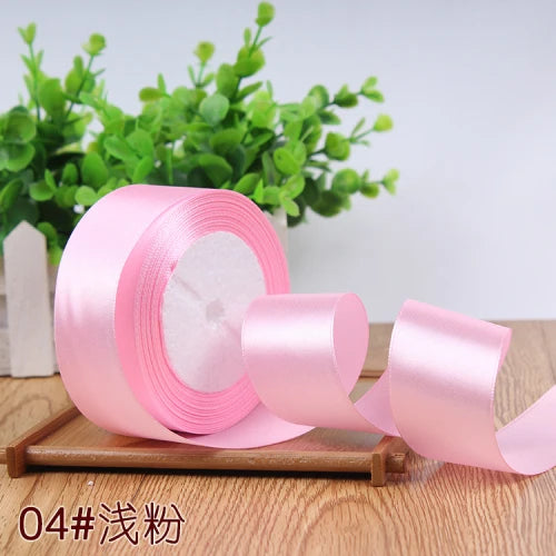 Silk Satin Ribbon Roll for Gift Wrapping, DIY Crafts, and Party Decor
