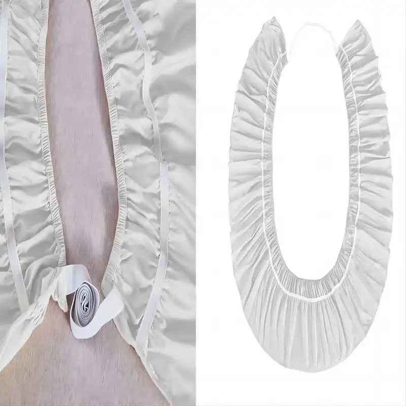 Ruffled Microfiber Bed Skirt with Split Corners
