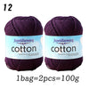 Premium 100% Cotton Yarn – Medium-Fine Weight for All-Season Knitting