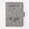 PU Leather Passport Holder with Credit Card Slots