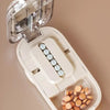 Portable Pill Cutter and Storage Box with Dustproof Lid