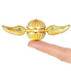 Golden metal angel wings fidget spinner with a spherical top