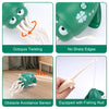 Interactive dancing squid toy with music lights and obstacle avoidance sensor equipped with a fishing rod