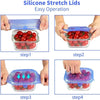 Reusable Silicone Stretch Lids (Set of 6)