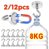 Magnetic Hooks for Metal Surfaces (5-Pack)