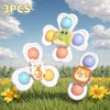 Suction Cup Spinner Bath Toys for Babies and Toddlers